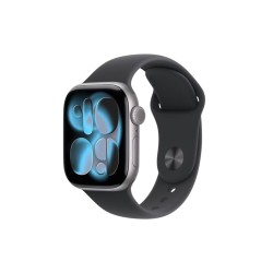 Apple Watch Series 11 GPS 42mm Space Gray Aluminum Case with Black Sport Band